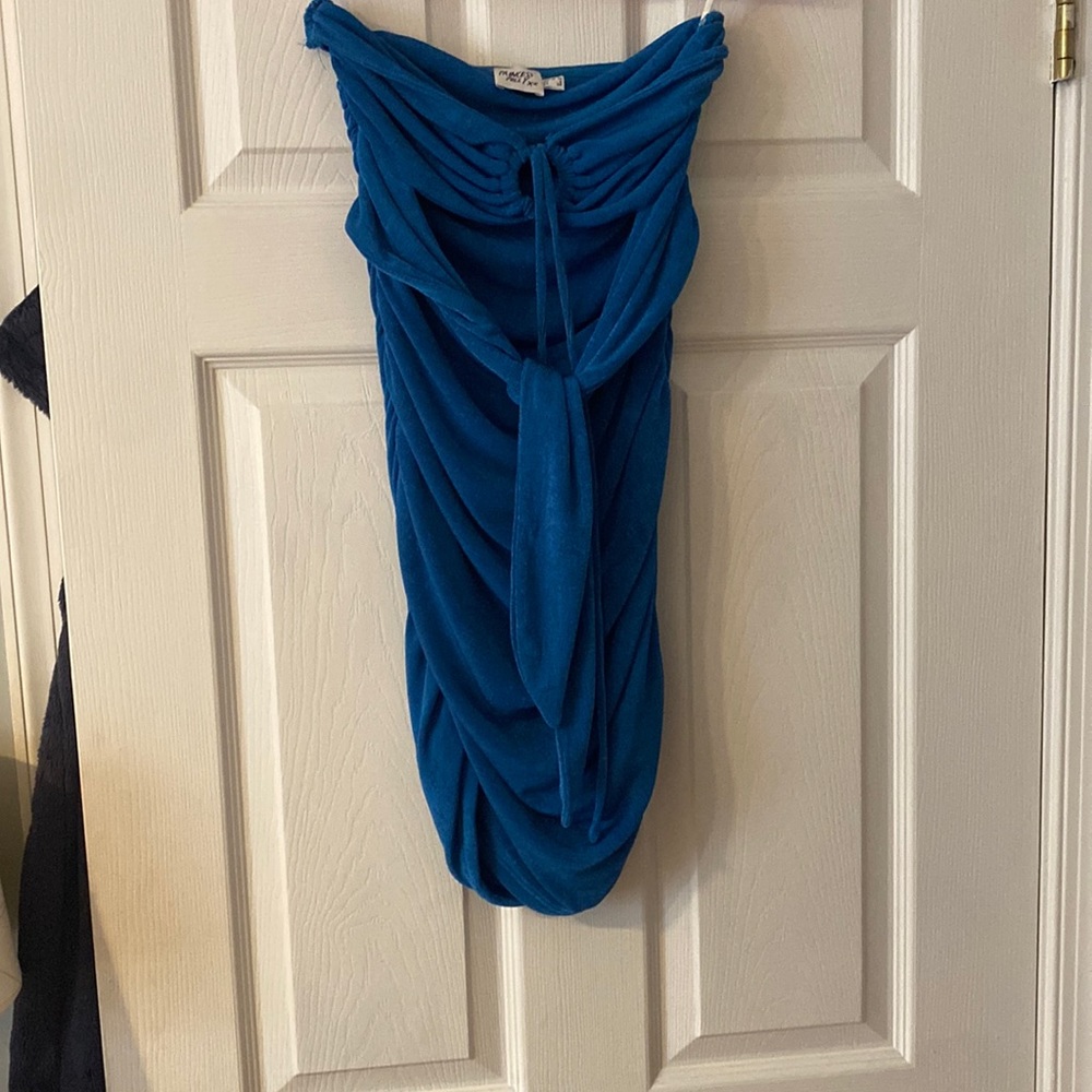 Women’s Princess Polly Blue stretchy mini dress